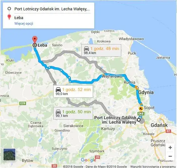 Jak dojechać z Gdańska do Łeby - tanie i szybkie opcje transportu