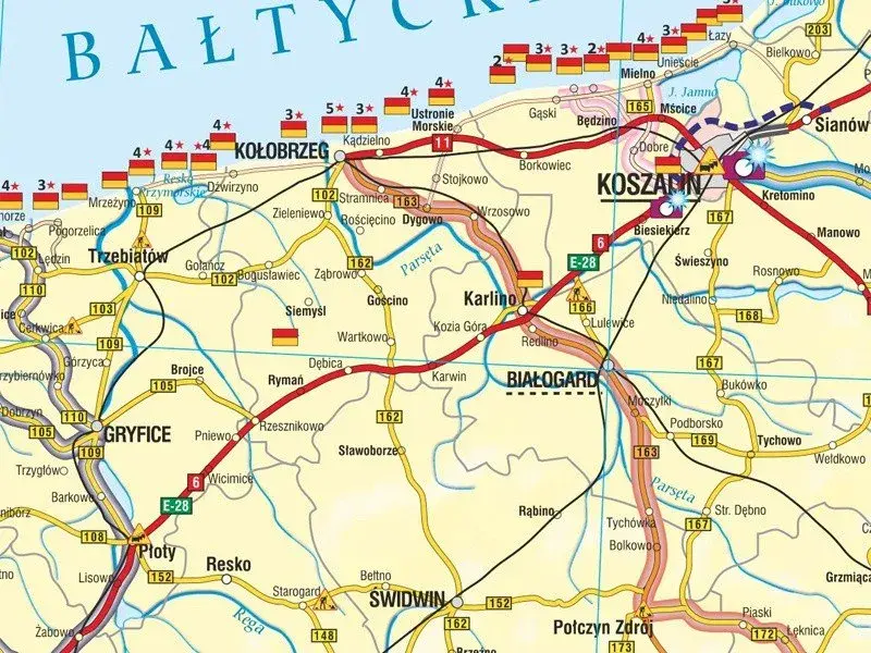 Ile km do Mielna? Sprawdź najkrótsze trasy i odległości z miast