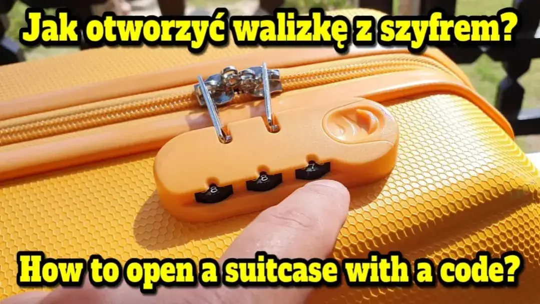 Zdjęcie Jak odblokować zamek w walizce - skuteczne metody na problem z zamkiem